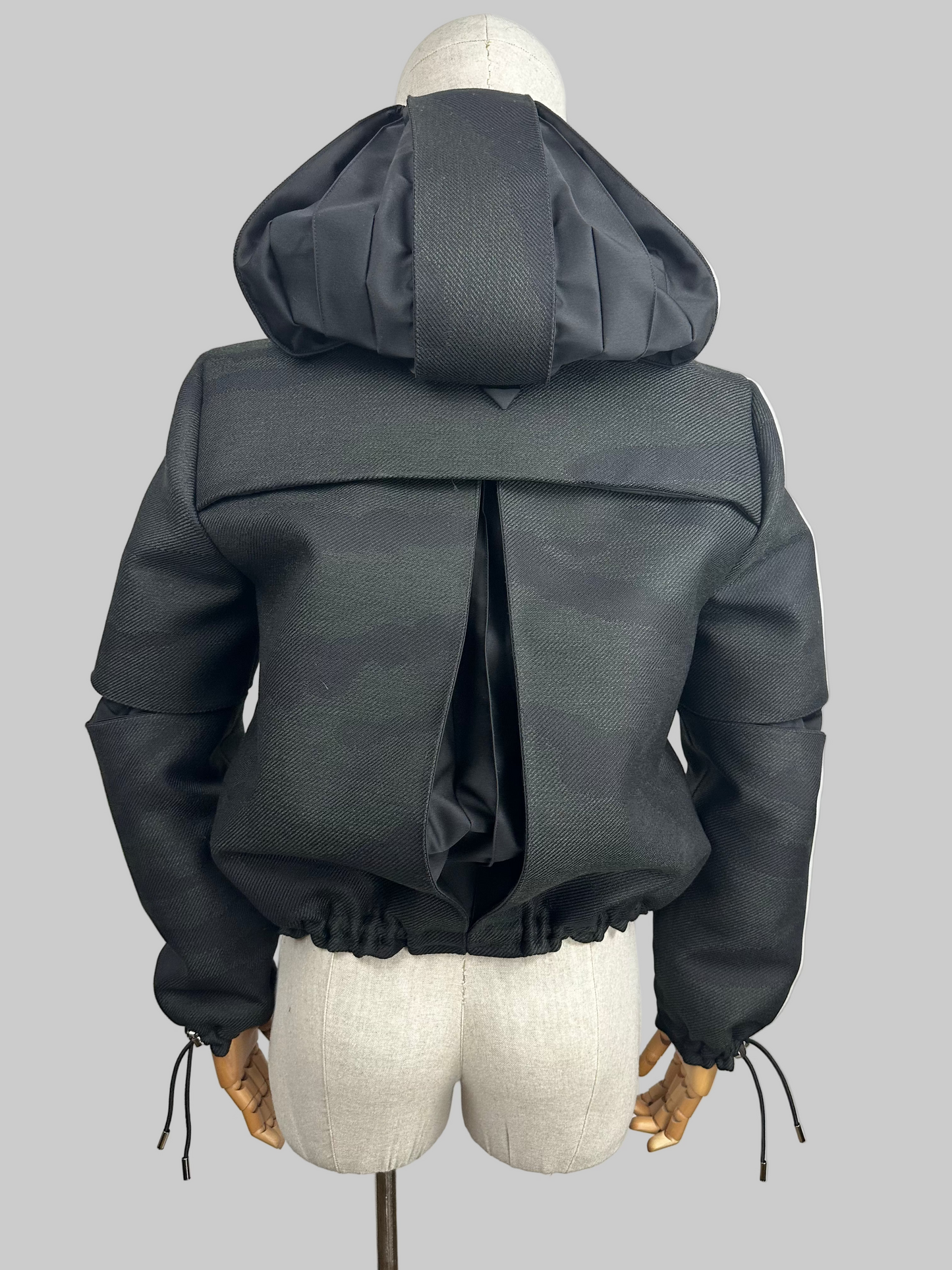 Bomber CAMO Premium - Lana Doppia Camouflage con Cappuccio